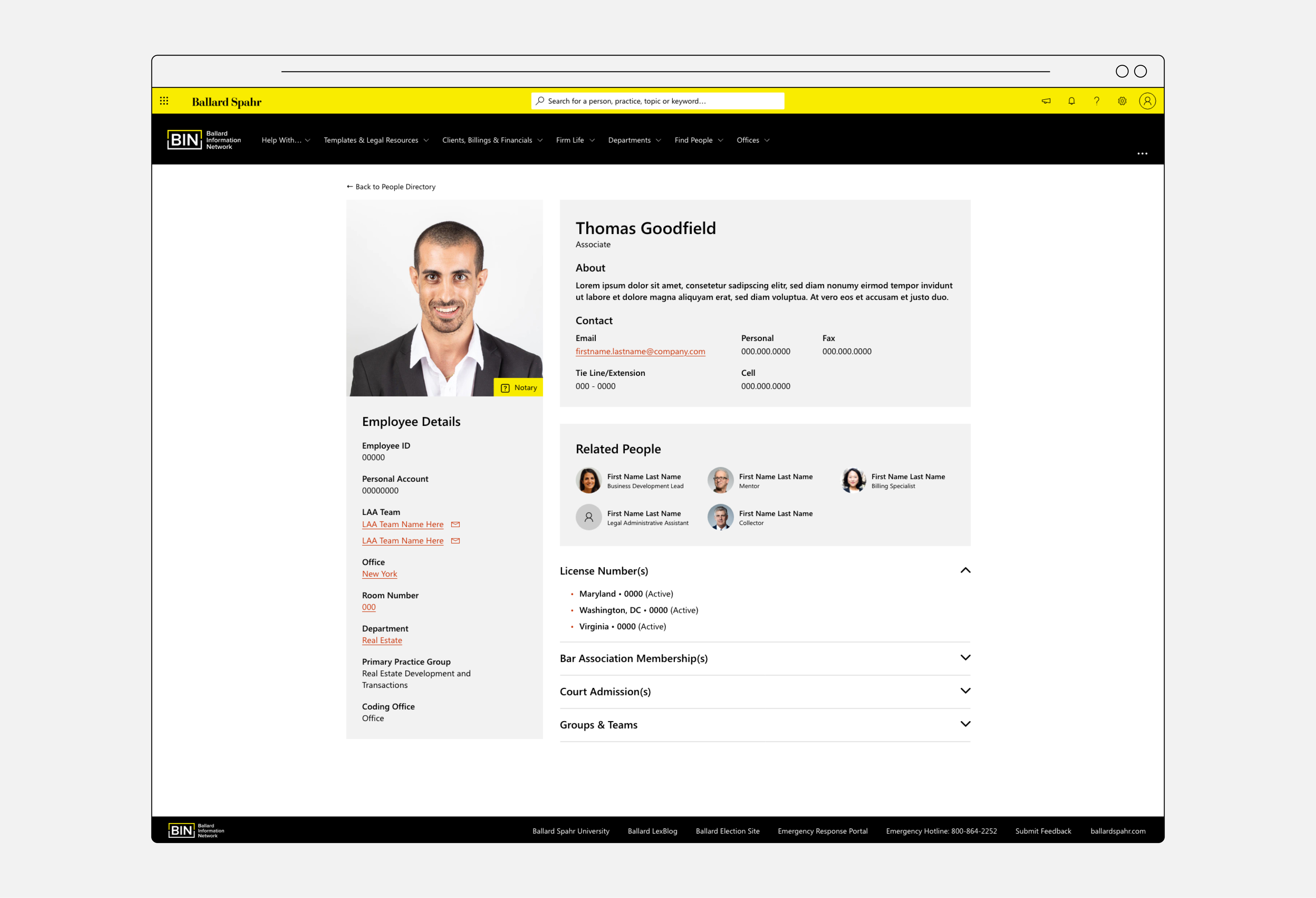 Intranet Profile